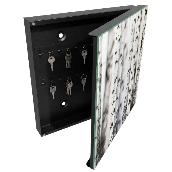 Caja de llaves Troncos de abedul