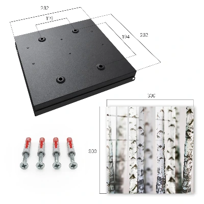 Caja de llaves Troncos de abedul