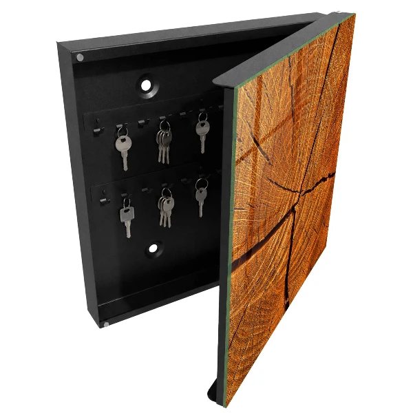 Caja de llaves Veta de madera