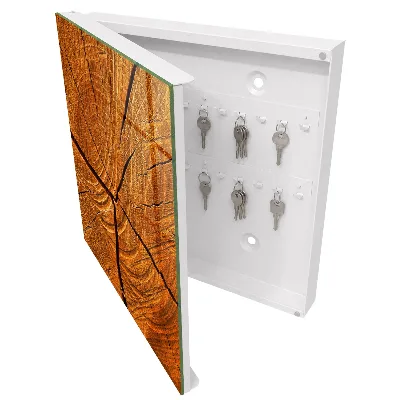 Caja de llaves Veta de madera
