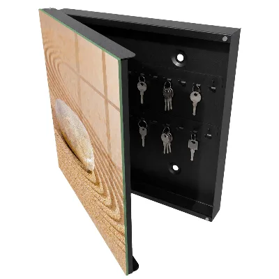 Caja de llaves Una piedra en la arena