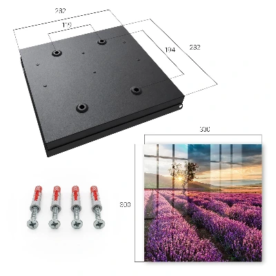 Caja de llaves Atardecer lavanda