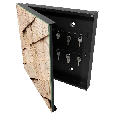 Caja de llaves Textura de madera