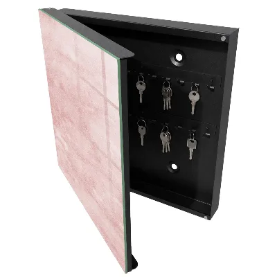 Armario llaves de pared Tejidos rosas
