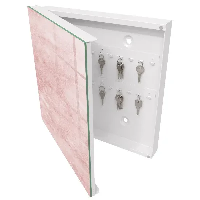 Armario llaves de pared Tejidos rosas
