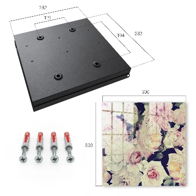Caja de llaves Elegancia floral
