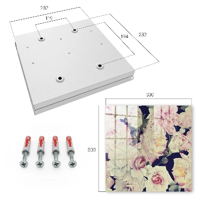 Caja de llaves Elegancia floral