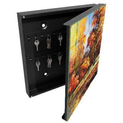 Caja de llaves Paisaje otoñal