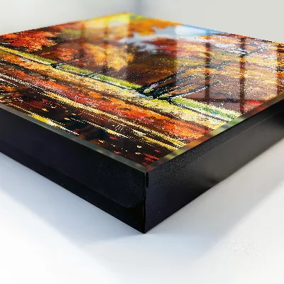 Caja de llaves Paisaje otoñal
