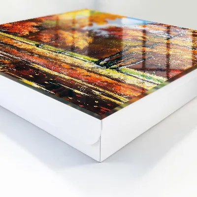 Caja de llaves Paisaje otoñal