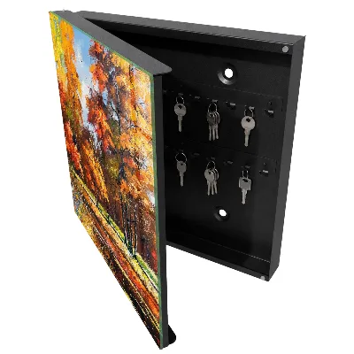 Caja de llaves Paisaje otoñal