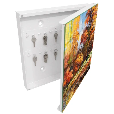 Caja de llaves Paisaje otoñal
