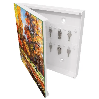 Caja de llaves Paisaje otoñal