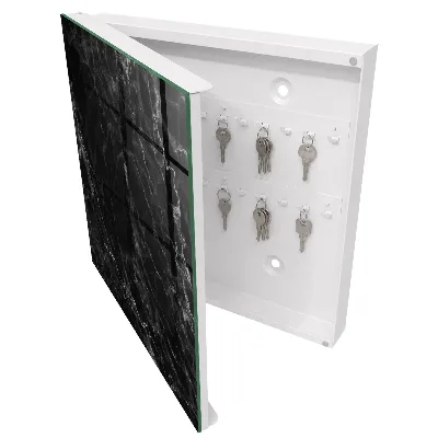 Armario llaves de pared Patrón de mármol