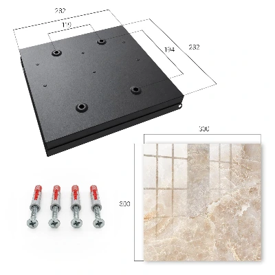 Caja de llaves Mármol beige