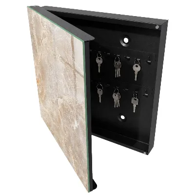 Caja de llaves Mármol beige