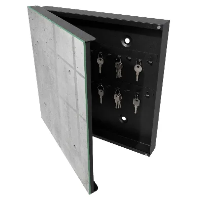 Armario llaves de pared Hormigón crudo