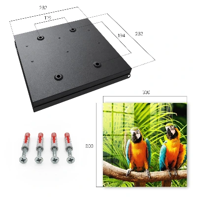 Caja de llaves Aves tropicales