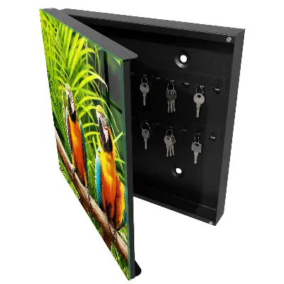 Caja de llaves Aves tropicales