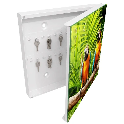 Caja de llaves Aves tropicales