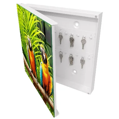 Caja de llaves Aves tropicales