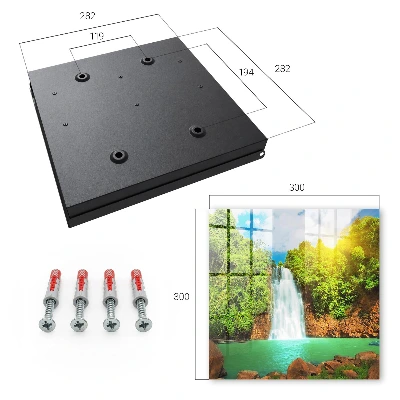 Armario llaves de pared Cascada tropical