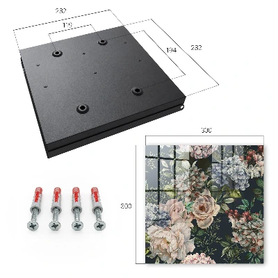 Caja de llaves Estampado floral