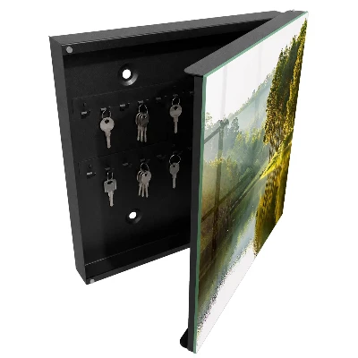 Caja de llaves Paisaje verde