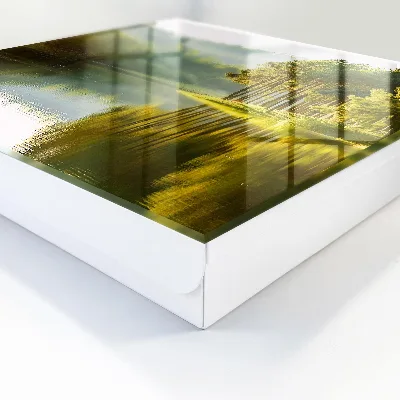 Caja de llaves Paisaje verde