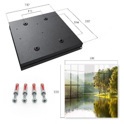 Caja de llaves Paisaje verde