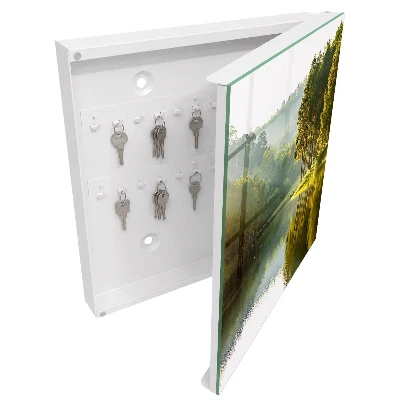 Caja de llaves Paisaje verde