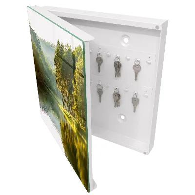 Caja de llaves Paisaje verde