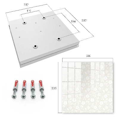 Caja de llaves Estampado floral