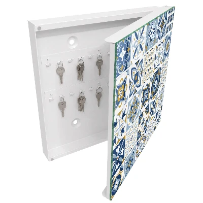 Caja de llaves Azulejos coloridos