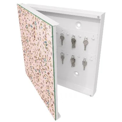 Caja de llaves Estampado floral