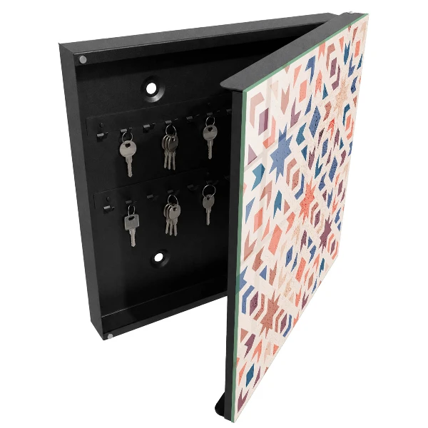 Caja de llaves Patrón geométrico