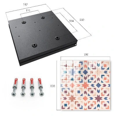 Caja de llaves Patrón geométrico