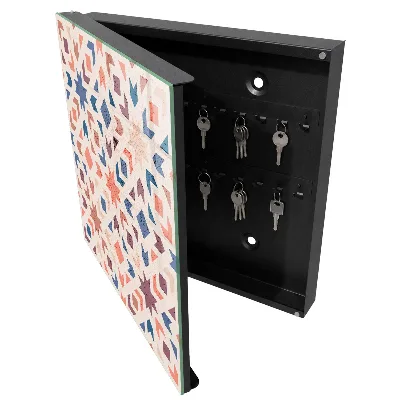 Caja de llaves Patrón geométrico
