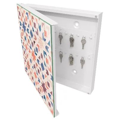 Caja de llaves Patrón geométrico