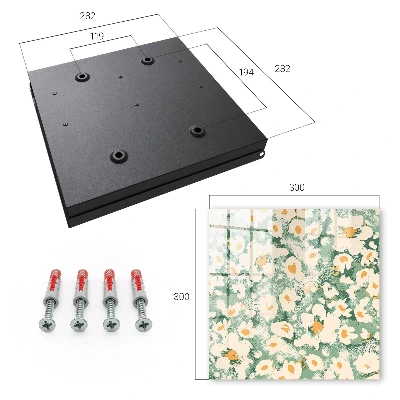 Caja de llaves Estampado floral