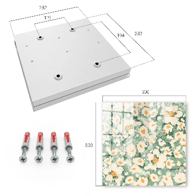 Caja de llaves Estampado floral
