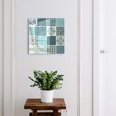 Armario llaves de pared Mosaico retro