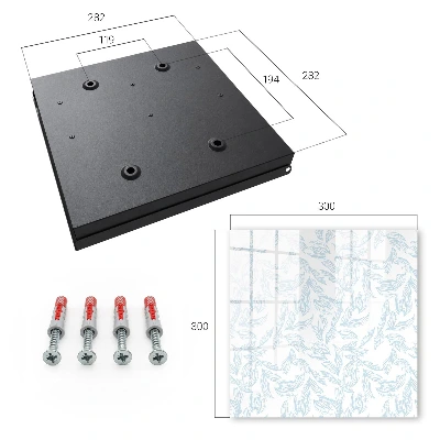 Armario de llaves Estampado floral