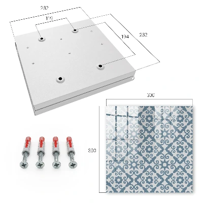 Armario llaves de pared Elegancia geométrica