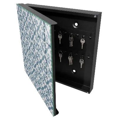 Armario llaves de pared Elegancia geométrica