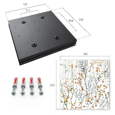 Caja de llaves Estampado floral