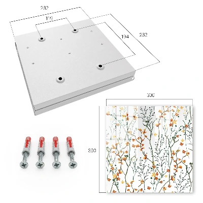 Caja de llaves Estampado floral