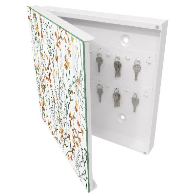 Caja de llaves Estampado floral