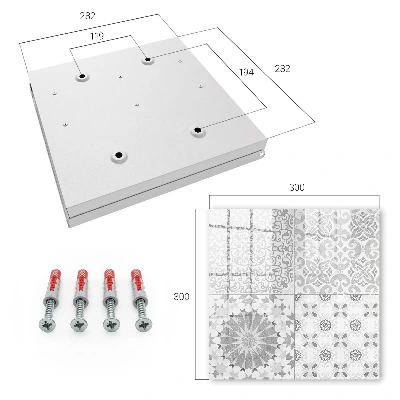 Armario llaves de pared Patrones geométricos