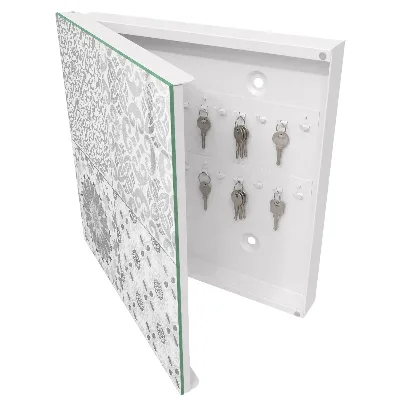 Armario llaves de pared Patrones geométricos